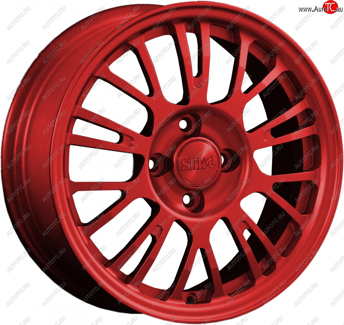 14 799 р. Кованый диск Slik Classik 6x15 (Candy красный)   (Цвет: Candy красный)  с доставкой в г. Майкоп