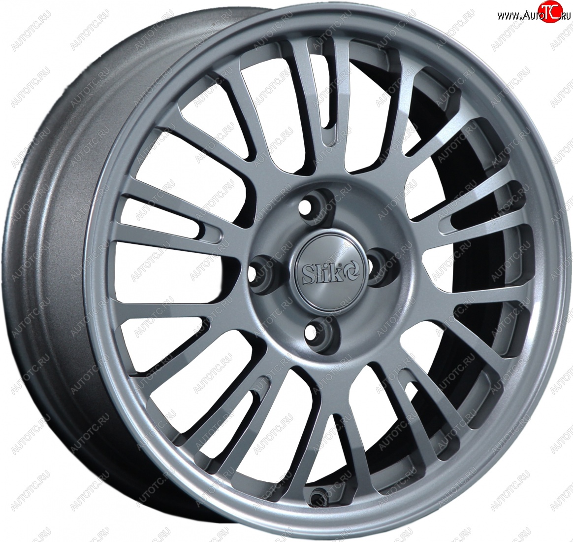 14 799 р. Кованый диск Slik Classik 6x15 (Серебристый тёмный)   (Цвет: Серебристый тёмный)  с доставкой в г. Майкоп