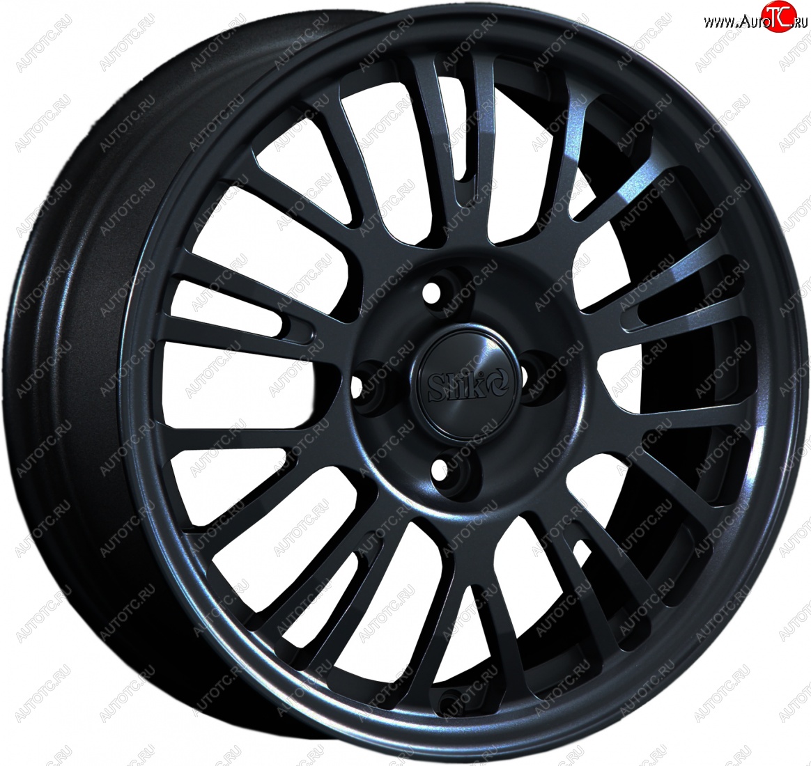 14 799 р. Кованый диск Slik Classik 6x15 (Черный матовый)   (Цвет: Черный матовый)  с доставкой в г. Майкоп