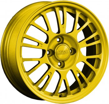 Кованый диск Slik Classik 6x15 (Ярко-желтый RAL 1021)  (Цвет: Ярко-желтый RAL 1021)