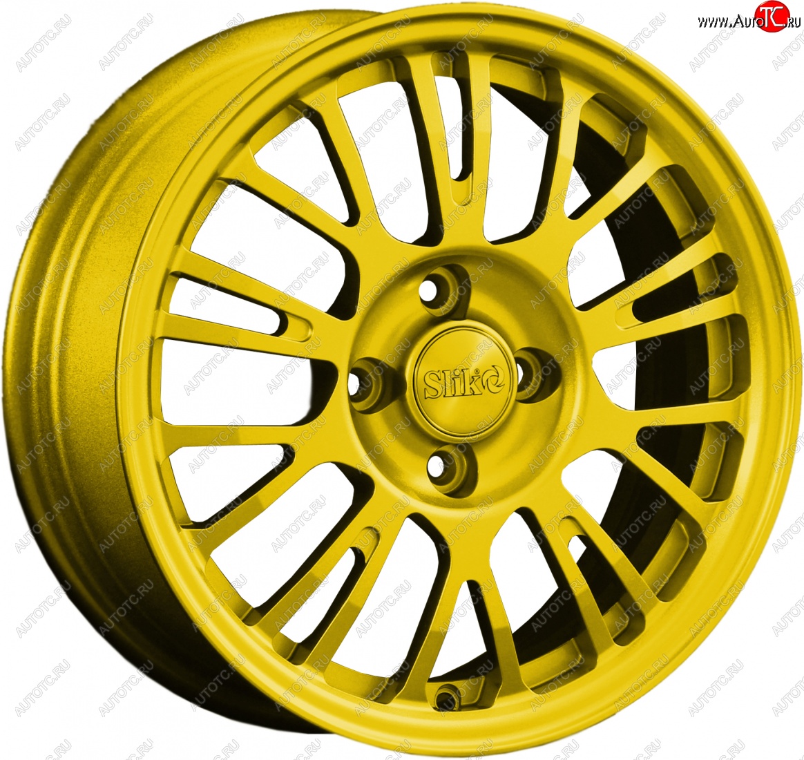 14 799 р. Кованый диск Slik Classik 6x15 (Ярко-желтый RAL 1021)   (Цвет: Ярко-желтый RAL 1021)  с доставкой в г. Майкоп