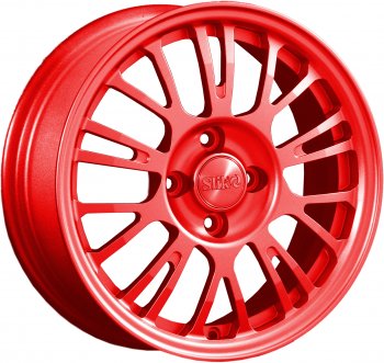 Кованый диск Slik Classik 6x15 (RAL 3026 ярко-алый)  (Цвет: RAL 3026 ярко-алый)
