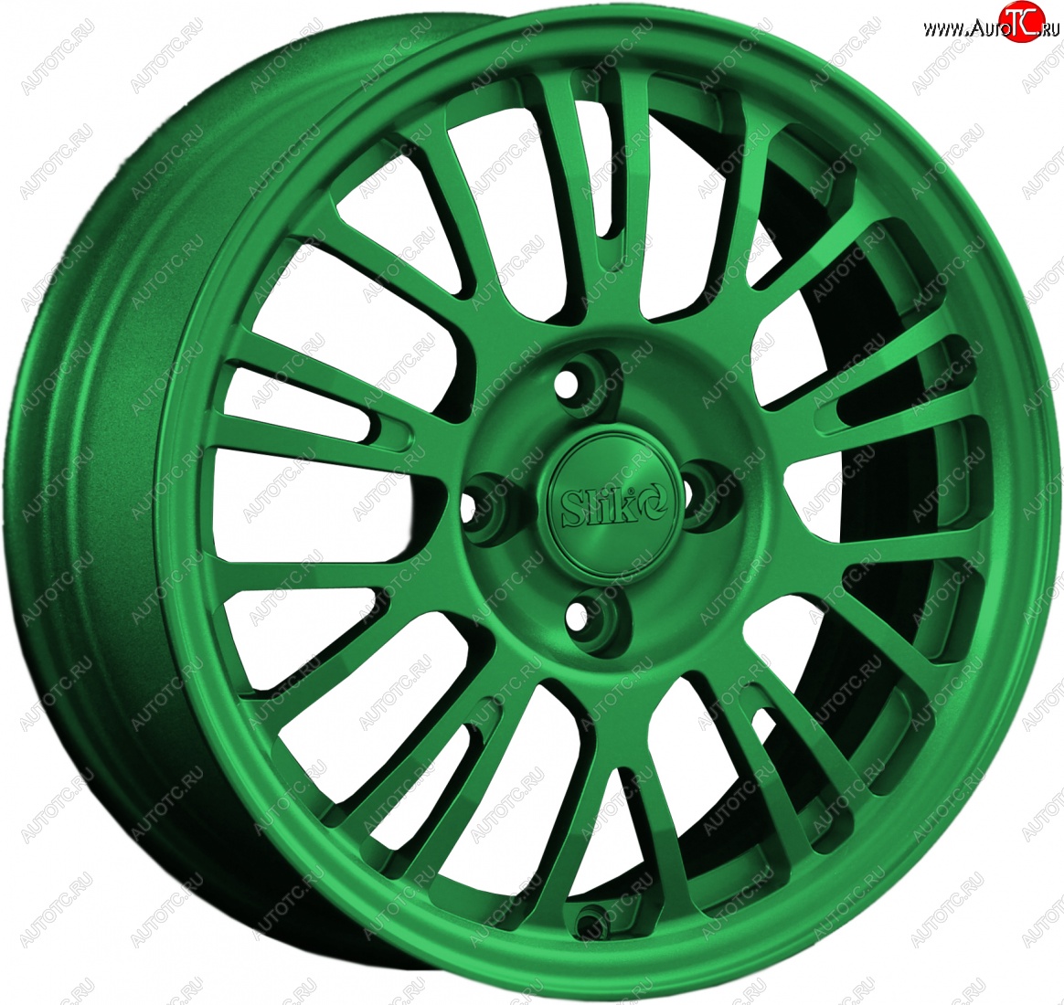 14 799 р. Кованый диск Slik Classik 6x15 (Зеленый)   (Цвет: Зеленый)  с доставкой в г. Майкоп