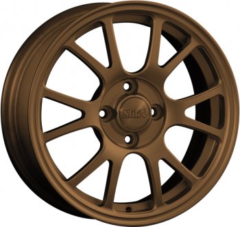 Кованый диск Slik Classik 6x15 (Металлик коньячная бронза. Матовый)  (Цвет: Металлик коньячная бронза. Матовый)