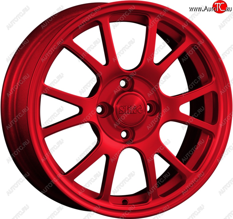 14 899 р. Кованый диск Slik Classik 6x15 (Candy красный)   (Цвет: Candy красный)  с доставкой в г. Майкоп