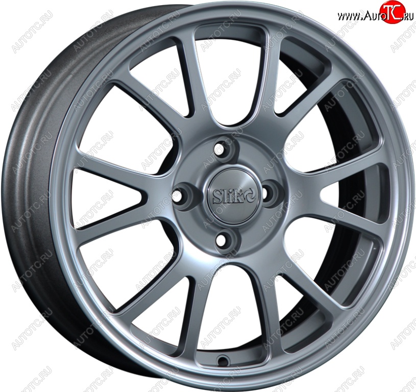 13 299 р. Кованый диск Slik Classik 6x15 (Серебристый тёмный)   (Цвет: Серебристый тёмный)  с доставкой в г. Майкоп