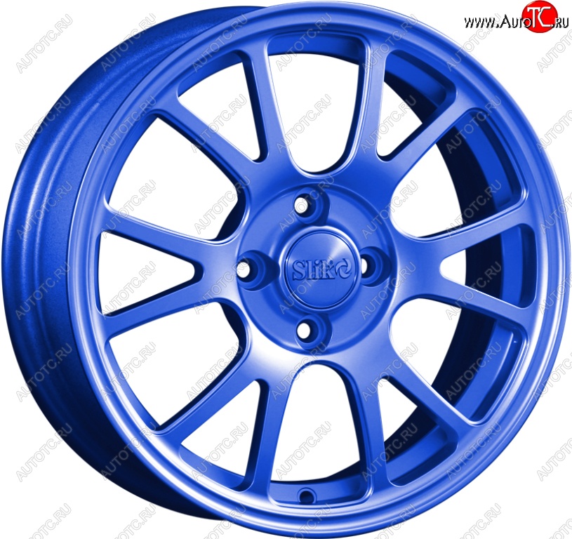 14 899 р. Кованый диск Slik Classik 6x15 (Синий)   (Цвет: Синий)  с доставкой в г. Майкоп