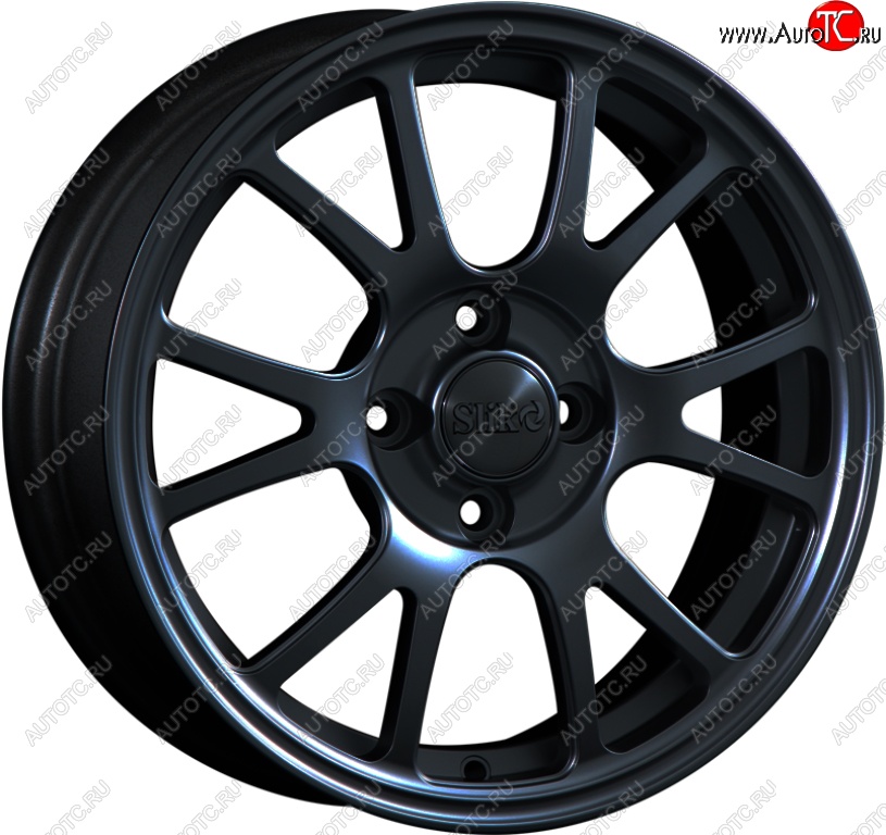 14 899 р. Кованый диск Slik Classik 6x15 (Черный глянцевый)   (Цвет: Черный глянцевый)  с доставкой в г. Майкоп