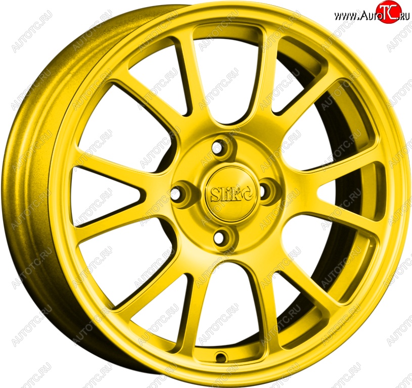 14 899 р. Кованый диск Slik Classik 6x15 (Ярко-желтый RAL 1021)   (Цвет: Ярко-желтый RAL 1021)  с доставкой в г. Майкоп