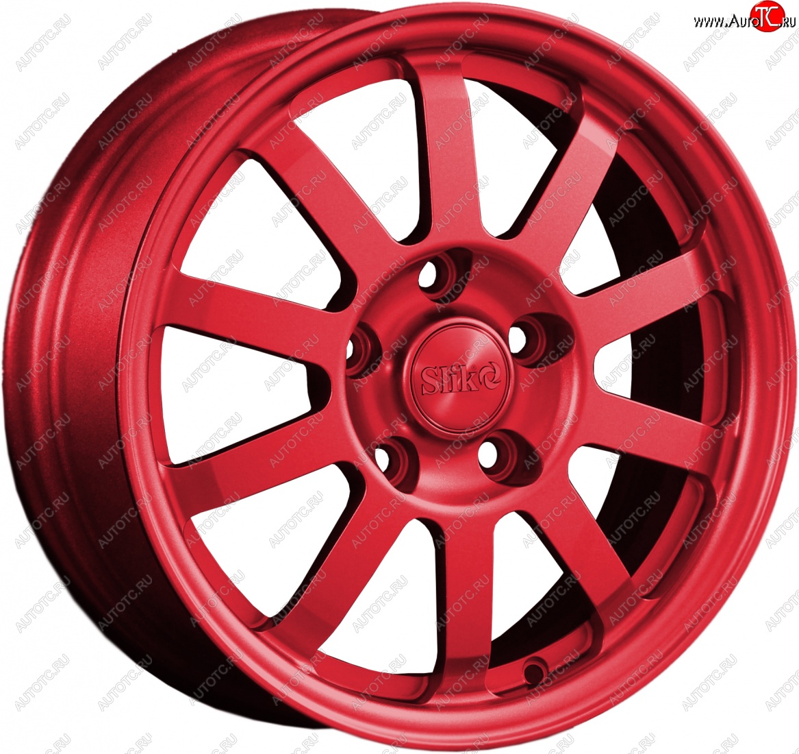 11 399 р. Кованый диск Slik Classik 6x15 (Красный)   (Цвет: Красный)  с доставкой в г. Майкоп