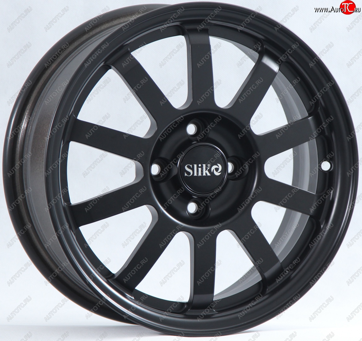 11 399 р. Кованый диск Slik Classik 6x15 (Черный глянцевый)   (Цвет: Черный глянцевый)  с доставкой в г. Майкоп
