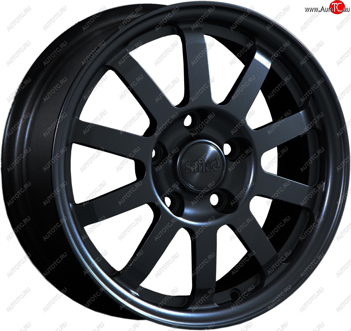 11 399 р. Кованый диск Slik Classik 6x15 (Черный матовый)   (Цвет: Черный матовый)  с доставкой в г. Майкоп