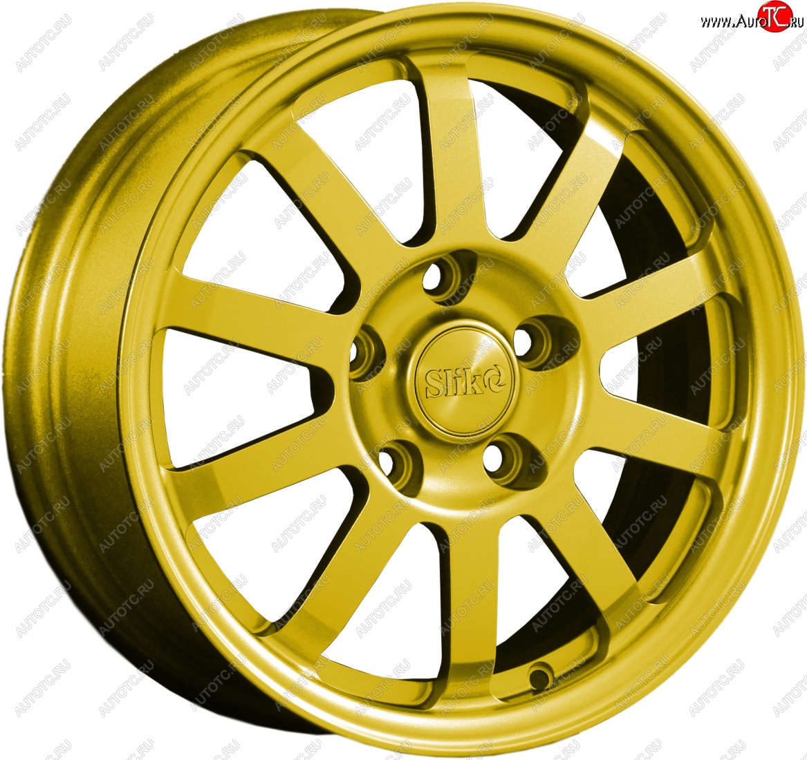 11 399 р. Кованый диск Slik Classik 6x15 (Ярко-желтый RAL 1021)   (Цвет: Ярко-желтый RAL 1021)  с доставкой в г. Майкоп