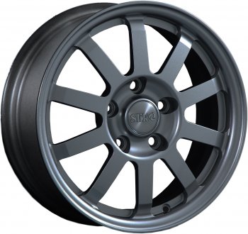 Кованый диск Slik Classik 6x15 (Металлик графит матовый)  (Цвет: Металлик графит матовый)