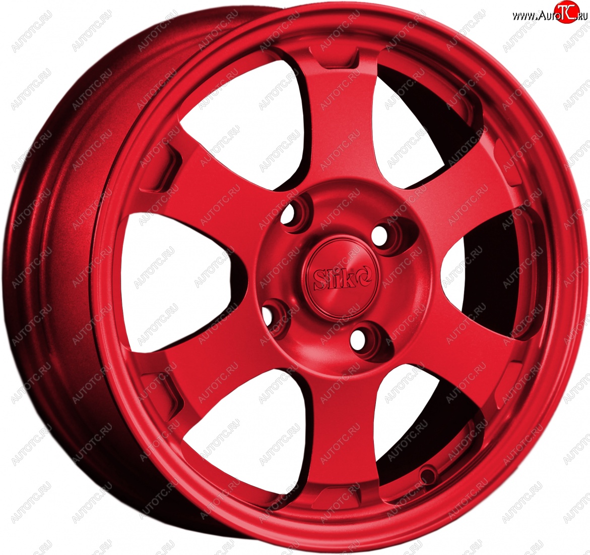 14 799 р. Кованый диск Slik Classik 6x15 (Красный)   (Цвет: Красный)  с доставкой в г. Майкоп