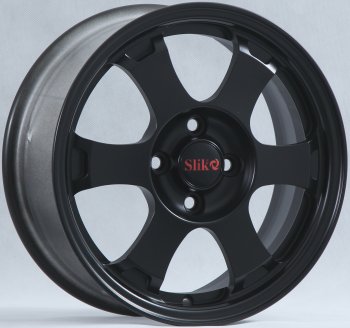 Кованый диск Slik Classik 6x15 (Черный матовый)  (Цвет: Черный матовый)