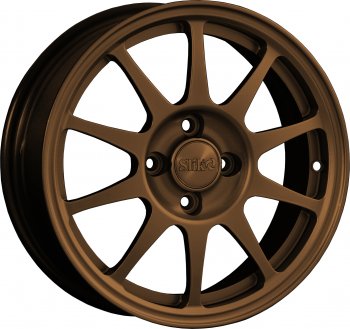 Кованый диск Slik Classik 6x15 (Металлик коньячная бронза. Матовый)  (Цвет: Металлик коньячная бронза. Матовый)