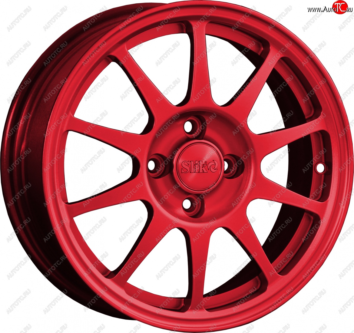 14 799 р. Кованый диск Slik Classik 6x15 (Красный)   (Цвет: Красный)  с доставкой в г. Майкоп