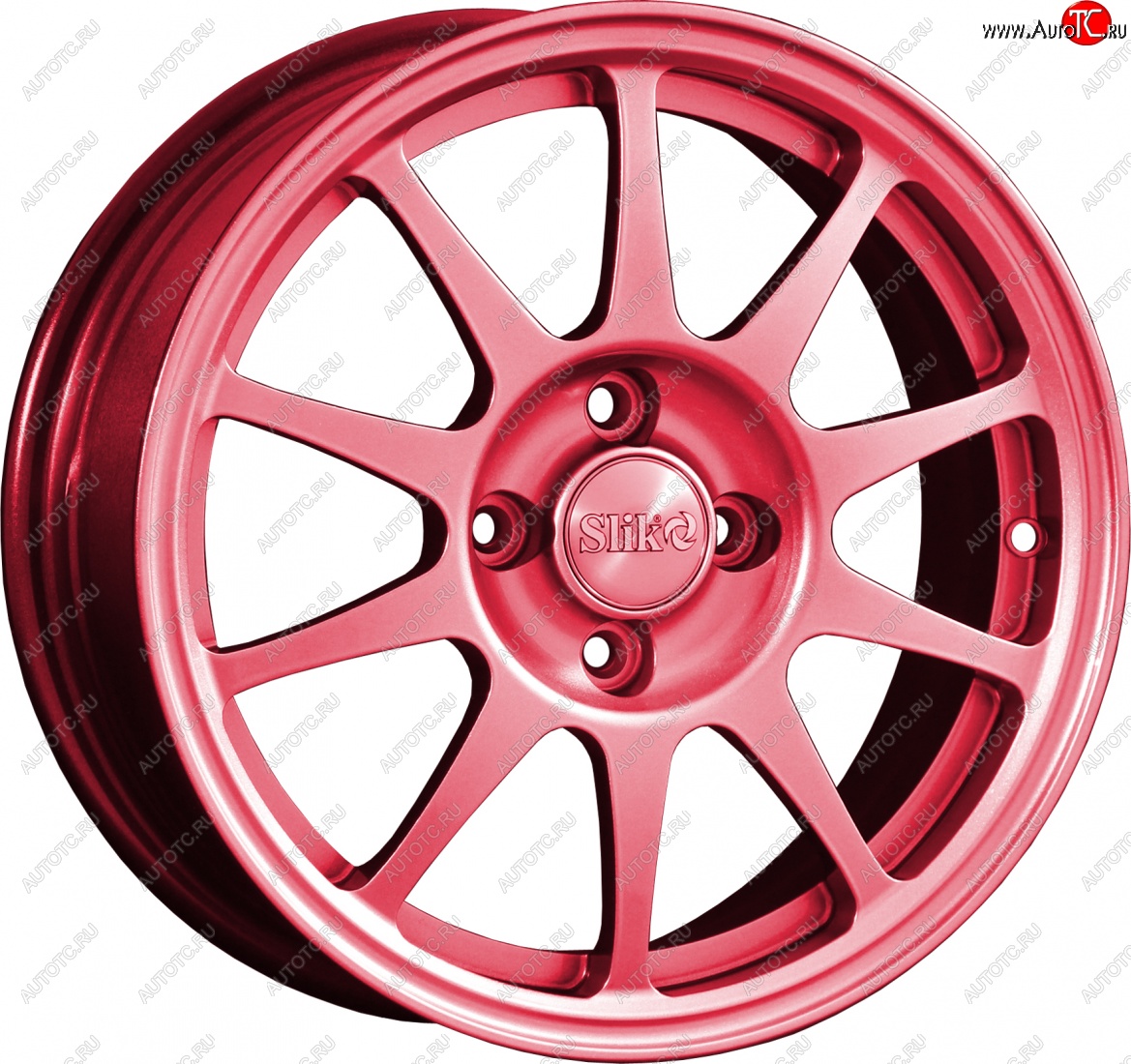 14 799 р. Кованый диск Slik Classik 6x15 (Candy рубиновый)   (Цвет: Candy рубиновый)  с доставкой в г. Майкоп