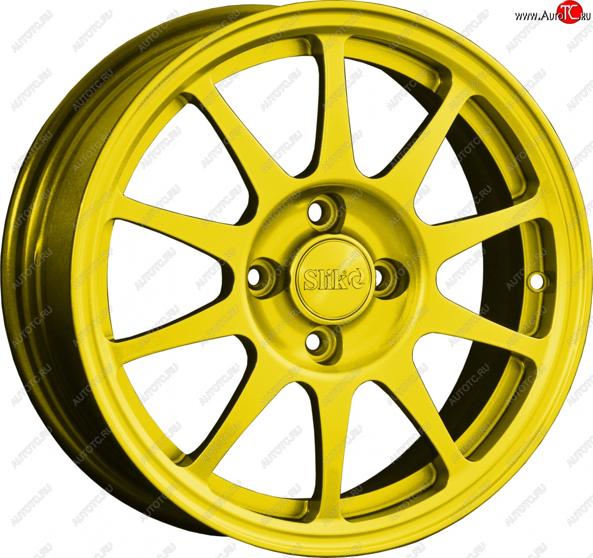 14 799 р. Кованый диск Slik Classik 6x15 (Ярко-желтый RAL 1021)   (Цвет: Ярко-желтый RAL 1021)  с доставкой в г. Майкоп