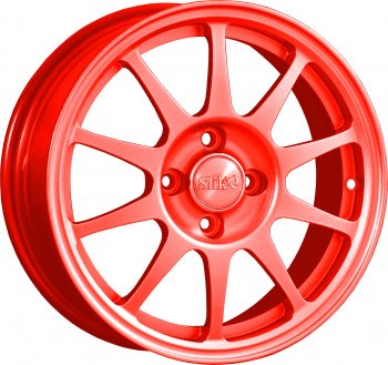 Кованый диск Slik Classik 6x14 (RAL 3026 ярко-алый)  (Цвет: RAL 3026 ярко-алый)
