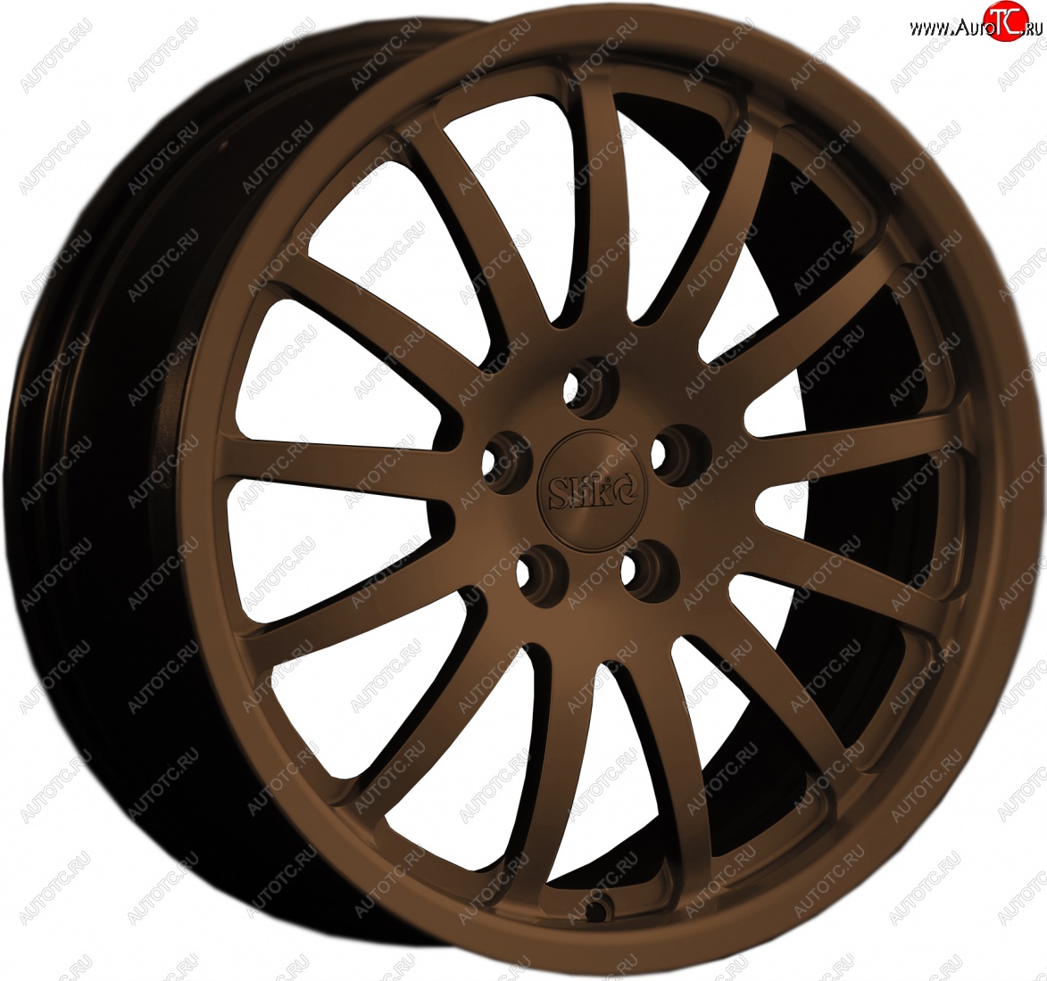 14 599 р. Кованый диск Slik classik R17x7.5 Коньячная бронза. Матовый (MBRZCGN) 7.5x17   (Цвет: MBRZCGN)  с доставкой в г. Майкоп