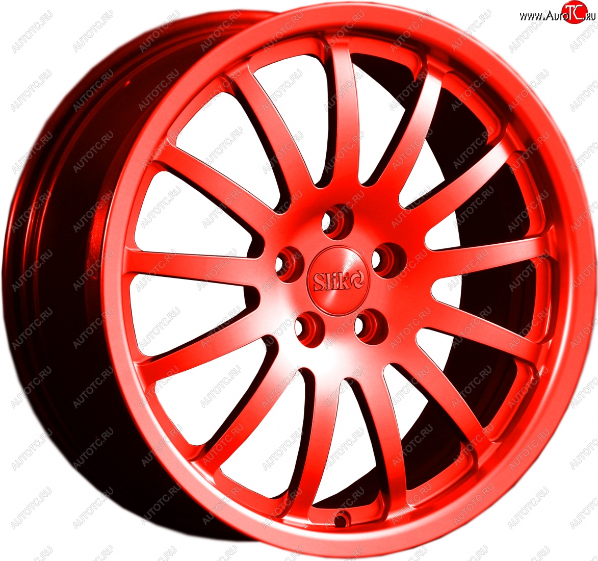 14 599 р. Кованый диск Slik classik R17x7.5 Candy алый 7.5x17   (Цвет: Candy алый 7.5x17)  с доставкой в г. Майкоп