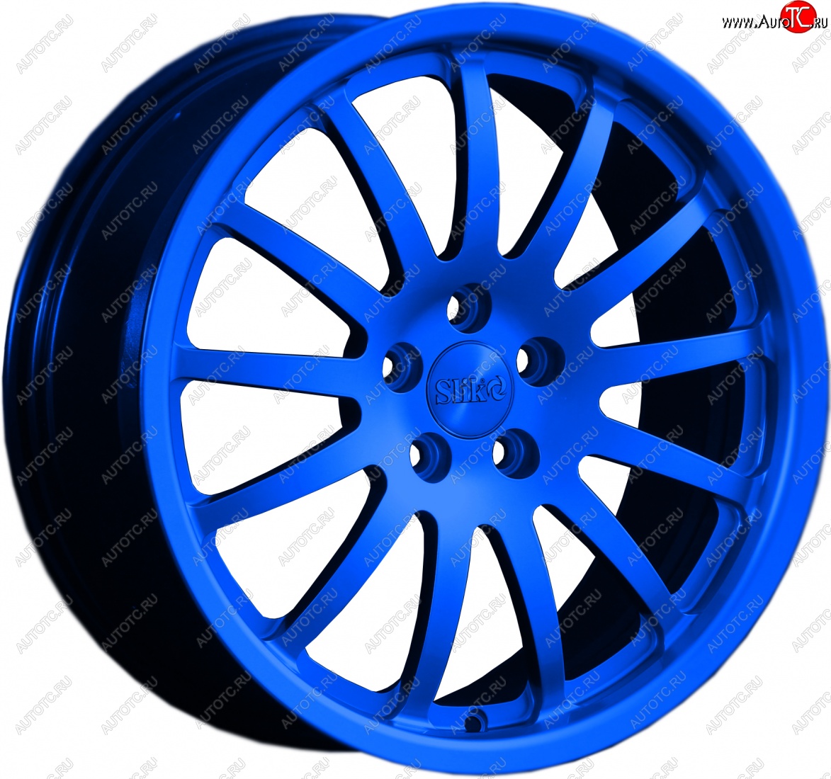 14 599 р. Кованый диск Slik classik R17x7.5 Candy BLUE синий 7.5x17   (Цвет: Candy BLUE синий 7.5x17)  с доставкой в г. Майкоп