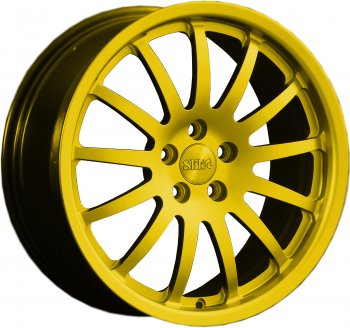 Кованый диск Slik classik R17x7.5 Candy YELLOW ярко-желтый 7.5x17  (Цвет: Candy YELLOW ярко-желтый 7.5x17)