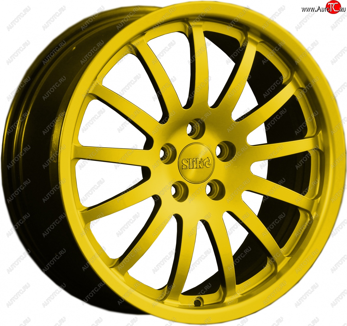 14 599 р. Кованый диск Slik classik R17x7.5 Candy YELLOW ярко-желтый 7.5x17   (Цвет: Candy YELLOW ярко-желтый 7.5x17)  с доставкой в г. Майкоп