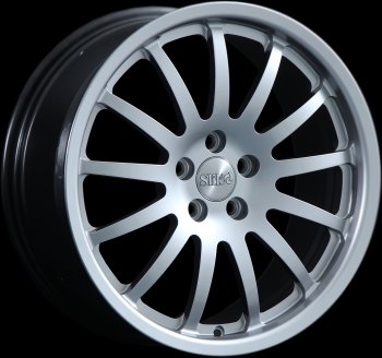 Кованый диск Slik classik R17x7.5 Серебристый светлый (S16) 7.5x17 Nissan Qashqai +2 1 J10 дорестайлинг (2008-2010) 5x114.3xDIA66.1xET40.0