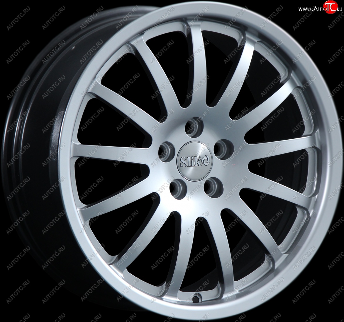 14 399 р. Кованый диск Slik classik R17x7.5 Серебристый светлый (S16) 7.5x17 Nissan Qashqai 1 дорестайлинг (2007-2010) 5x114.3xDIA66.1xET40.0 (Цвет: S16)