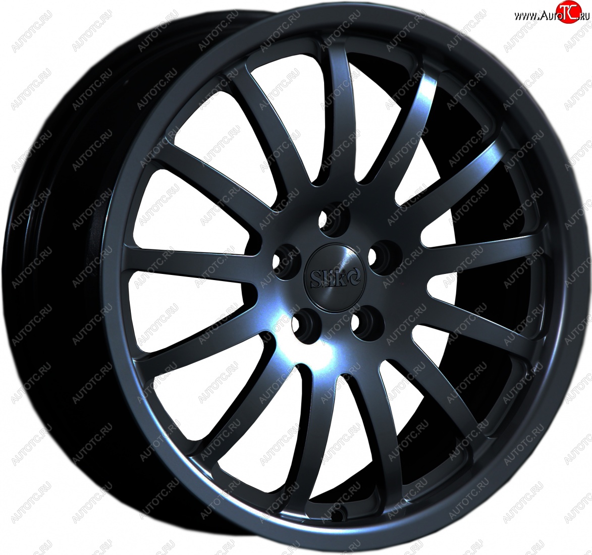 14 399 р. Кованый диск Slik classik R17x7.5 Черный матовый (MB) 7.5x17   (Цвет: MB)  с доставкой в г. Майкоп