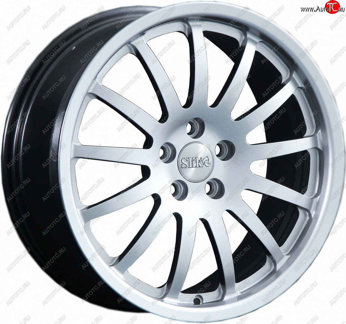 14 399 р. Кованый диск Slik classik R17x7.5 Яркое-блестящее серебро (HPB) 7.5x17   (Цвет: HPB)  с доставкой в г. Майкоп