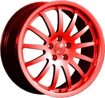 Кованый диск Slik classik R17x7.5 RAL 3026 ярко алый (3026) 7.5x17  (Цвет: 3026)