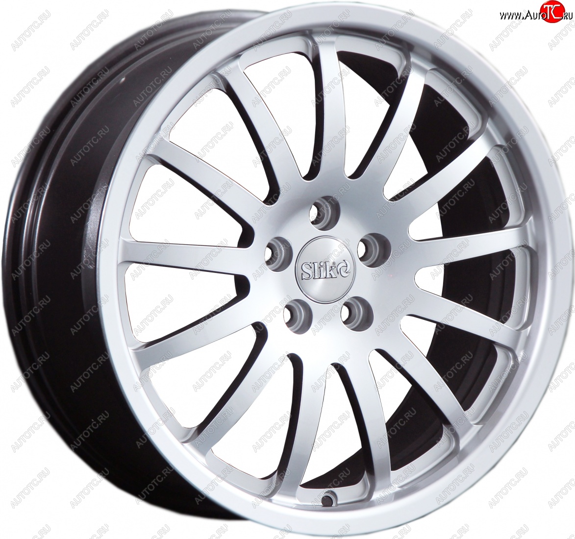 14 399 р. Кованый диск Slik classik R17x7.5 Белый (W) 7.5x17   (Цвет: W)  с доставкой в г. Майкоп