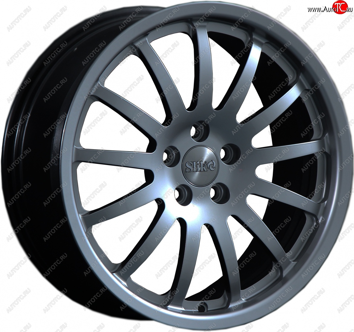 14 599 р. Кованый диск Slik classik R17x7.5 Графит глянцевый (GM) 7.5x17   (Цвет: GM)  с доставкой в г. Майкоп