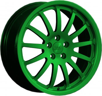 Кованый диск Slik classik R17x7.5 Зеленый (GREEN) 7.5x17  (Цвет: GREEN)