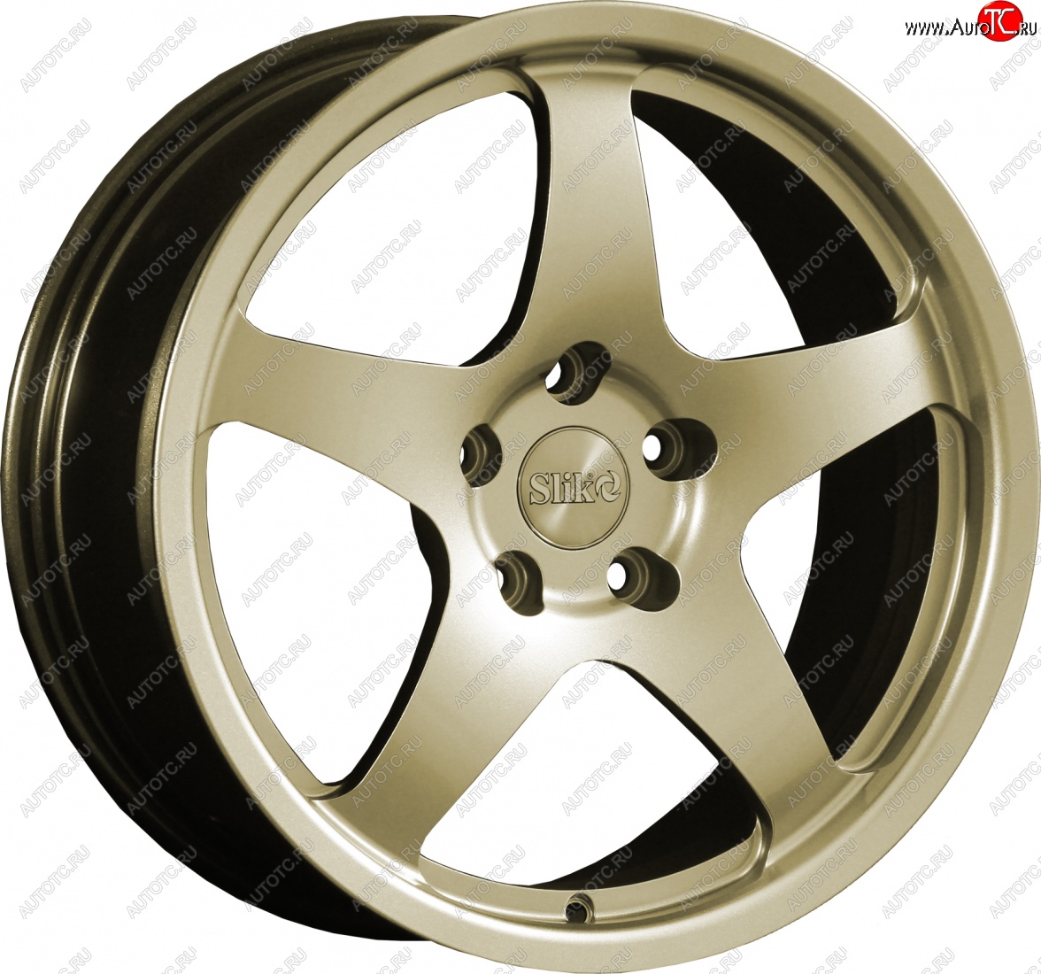25 599 р. Кованый диск Slik classik R17x7.5 Золотой (G) 7.5x17 Nissan Qashqai 1 дорестайлинг (2007-2010) 5x114.3xDIA66.1xET40.0 (Цвет: G)