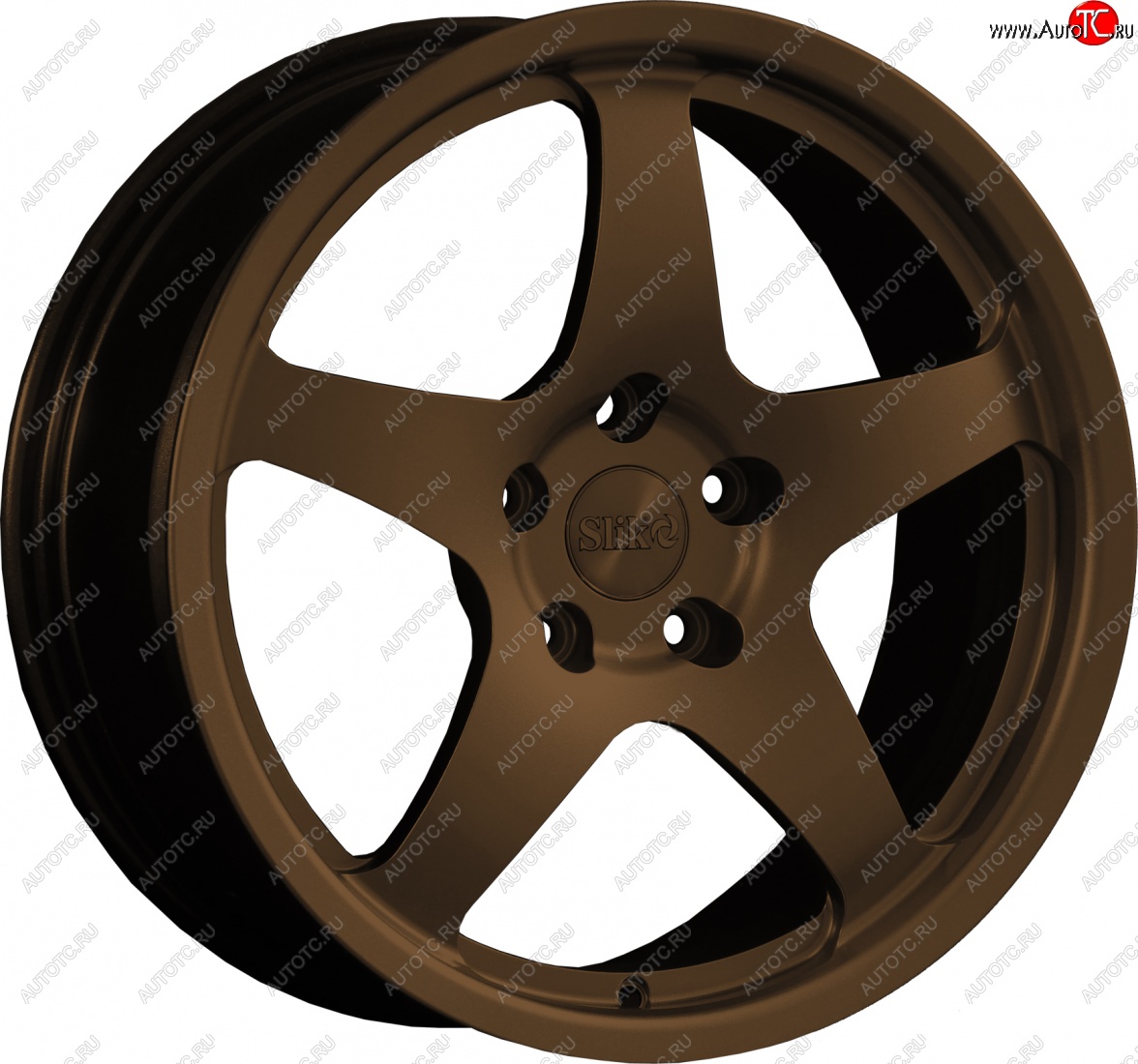 25 599 р. Кованый диск Slik classik R17x7.5 Коньячная бронза. Матовый (MBRZCGN) 7.5x17   (Цвет: MBRZCGN)  с доставкой в г. Майкоп