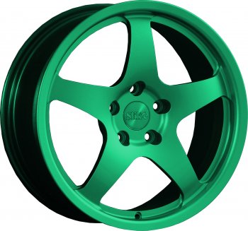 Кованый диск Slik classik R17x7.5 Candy Green изумрудно-зеленый 7.5x17  (Цвет: Candy Green изумрудно-зеленый 7.5x17)