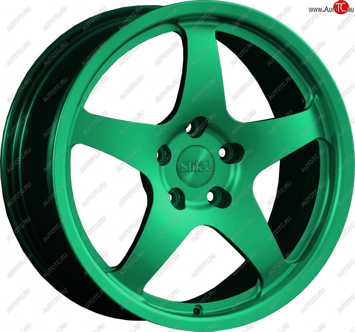 25 599 р. Кованый диск Slik classik R17x7.5 Candy Green изумрудно-зеленый 7.5x17   (Цвет: Candy Green изумрудно-зеленый 7.5x17)  с доставкой в г. Майкоп