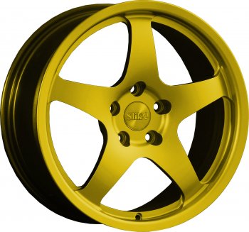 Кованый диск Slik classik R17x7.5 Candy YELLOW ярко-желтый 7.5x17  (Цвет: Candy YELLOW ярко-желтый 7.5x17)