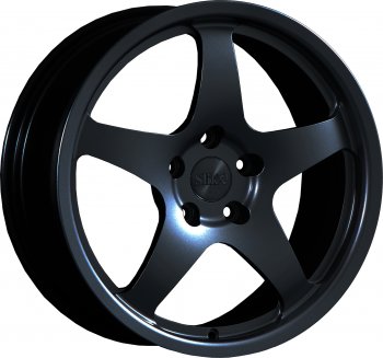 Кованый диск Slik classik R17x7.5 Черный глянцевый (BK) 7.5x17  (Цвет: BK)
