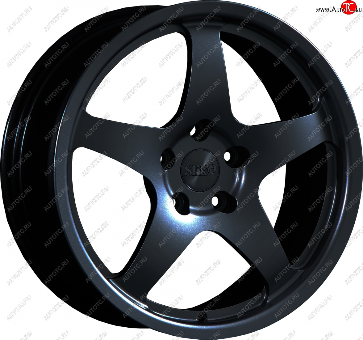 25 599 р. Кованый диск Slik classik R17x7.5 Черный матовый (MB) 7.5x17   (Цвет: MB)  с доставкой в г. Майкоп