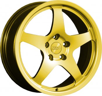 Кованый диск Slik classik R17x7.5 Ярко желтый RAL 1021 (YELLOW) 7.5x17  (Цвет: YELLOW)