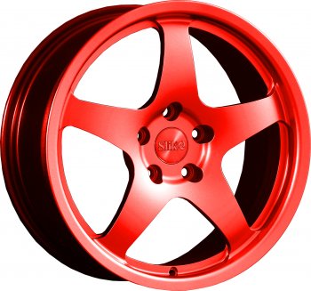 Кованый диск Slik classik R17x7.5 RAL 3026 ярко алый (3026) 7.5x17  (Цвет: 3026)