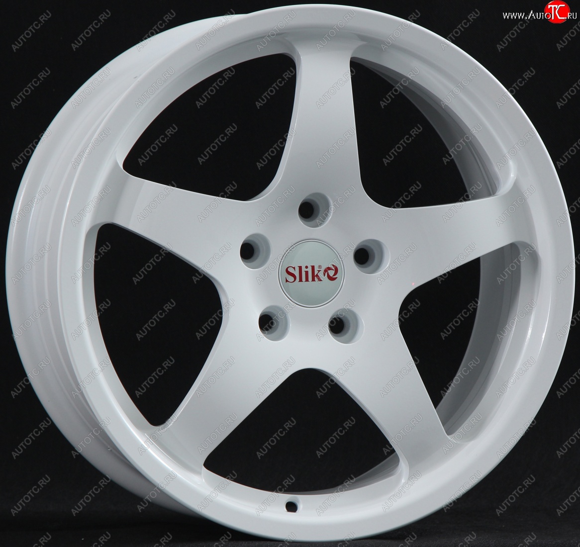 25 599 р. Кованый диск Slik classik R17x7.5 Белый (W) 7.5x17   (Цвет: W)  с доставкой в г. Майкоп