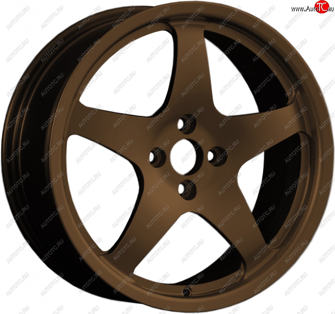 13 599 р. Кованый диск Slik classik R17x7.5 Коньячная бронза. Глянец (BRZCGN) 7.5x17   (Цвет: BRZCGN)  с доставкой в г. Майкоп