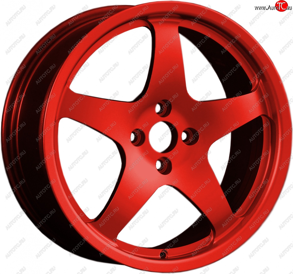 14 049 р. Кованый диск Slik classik R17x7.5 Candy RED красный 7.5x17   (Цвет: Candy RED красный 7.5x17)  с доставкой в г. Майкоп